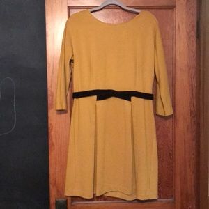 Anthropologie Gold Girls from Savoy dress large